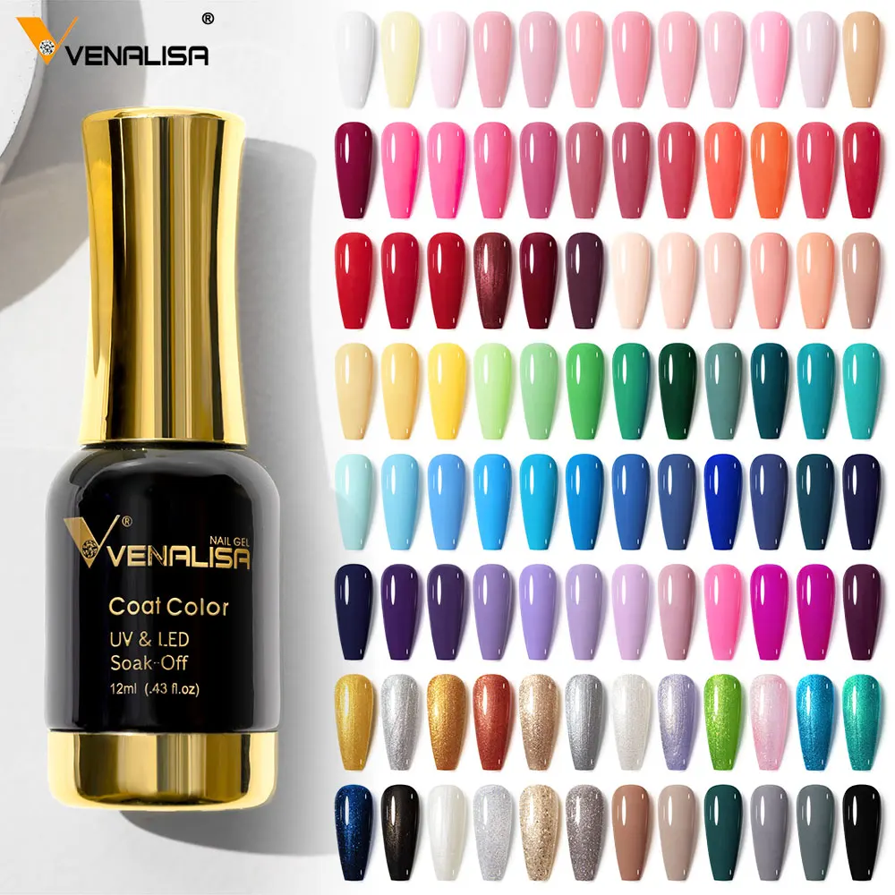 Venalisa TPO FREE Tempered Top Coat Nail Paint Gel Platinum Gel Polish Nail Soak Off UV LED Gel Polish Nail Lacquer Varnishes - Image 3