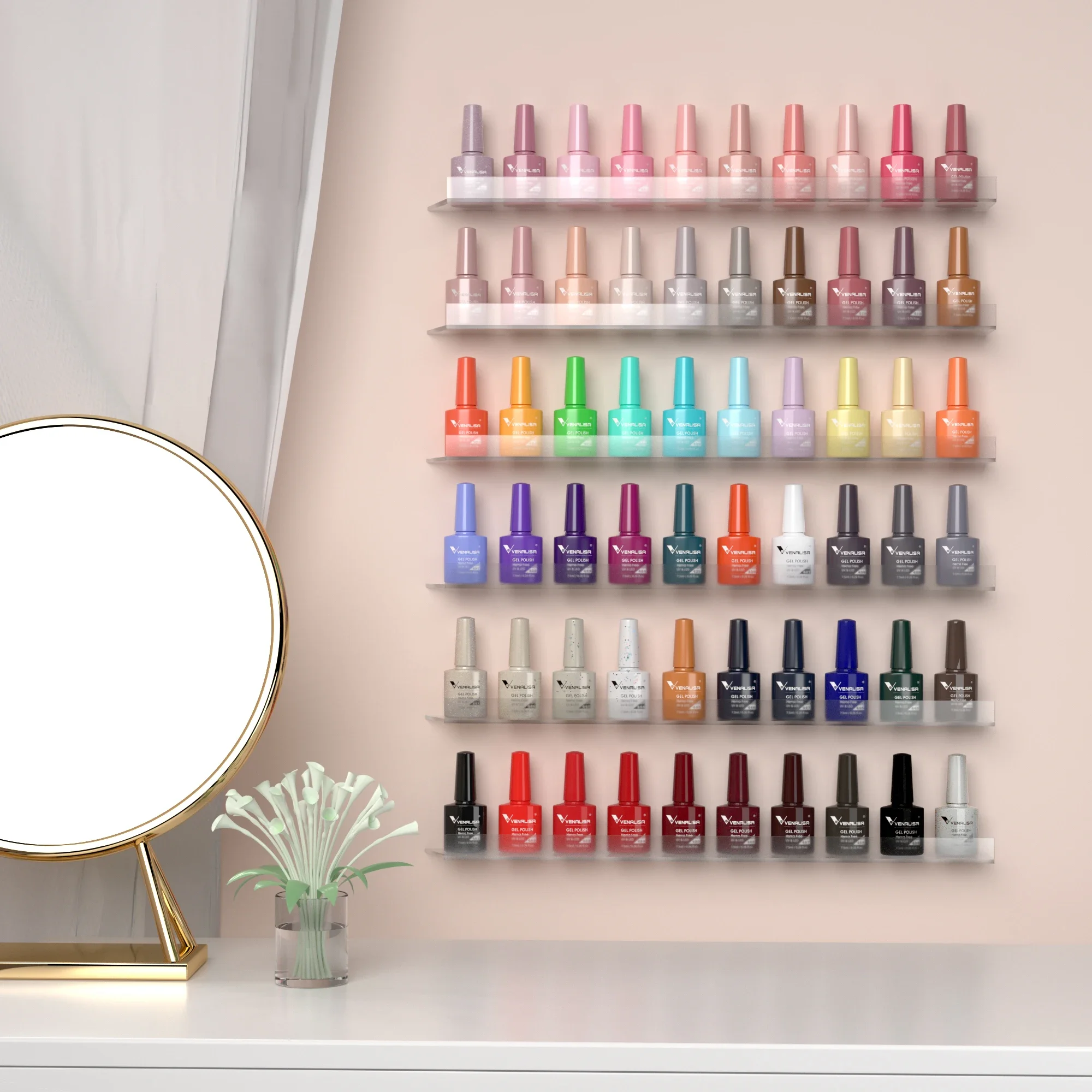 Venalisa VIP4 Nail Gel Polish HEMA/TPO FREE Full Coverage Beautiful Semi Permanent Soak Off UV LED Gel Nail Polish Gel Lacquer - Image 2