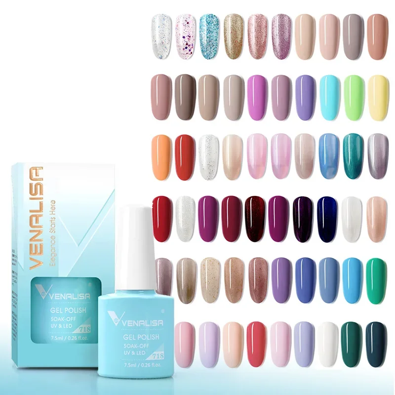 Venalisa VIP4 Nail Gel Polish HEMA/TPO FREE Full Coverage Beautiful Semi Permanent Soak Off UV LED Gel Nail Polish Gel Lacquer - Image 4