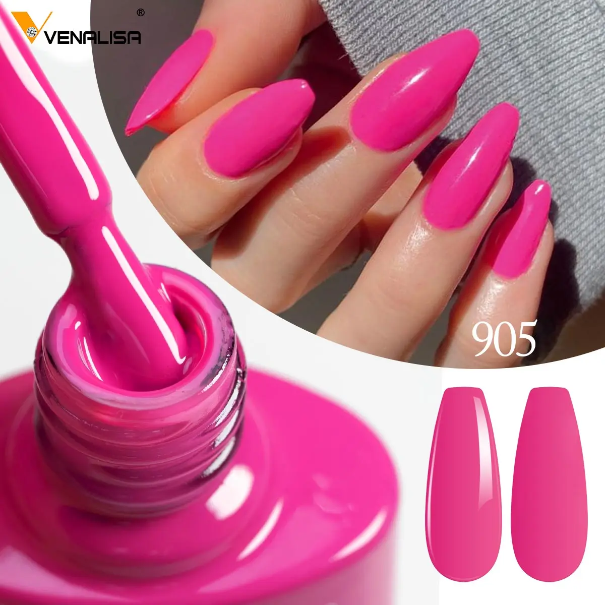 Venalisa VIP4 Nail Gel Polish HEMA/TPO FREE Full Coverage Beautiful Semi Permanent Soak Off UV LED Gel Nail Polish Gel Lacquer - Image 6