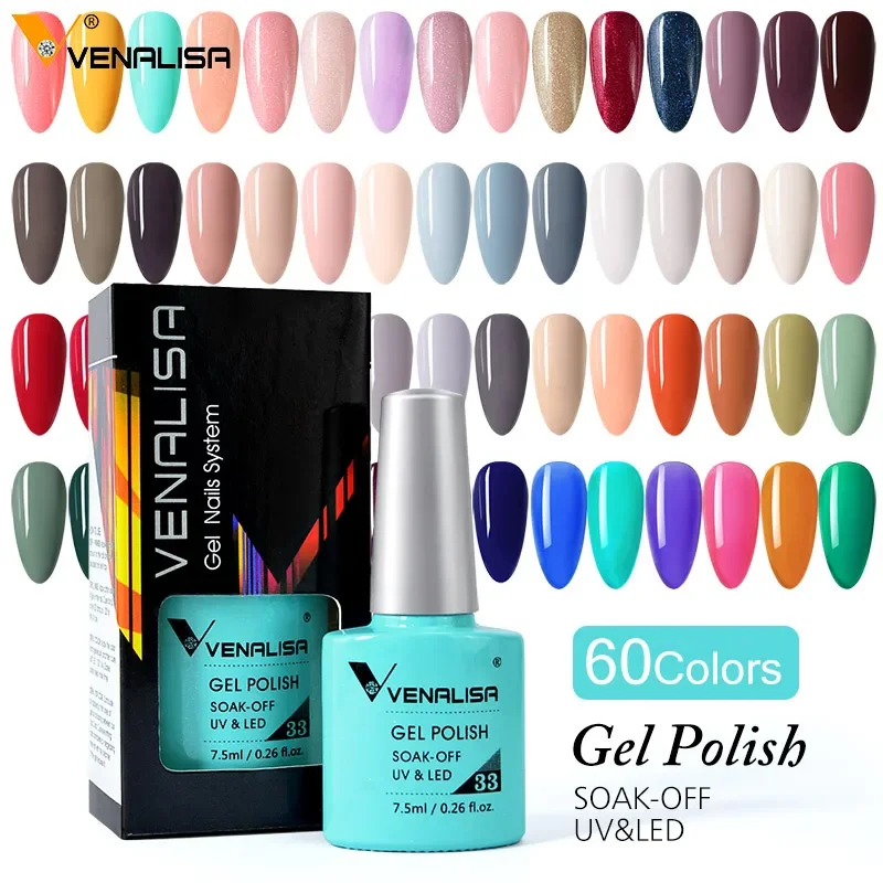 Venalisa VIP4 Nail Gel Polish HEMA/TPO FREE Full Coverage Beautiful Semi Permanent Soak Off UV LED Gel Nail Polish Gel Lacquer - Image 3