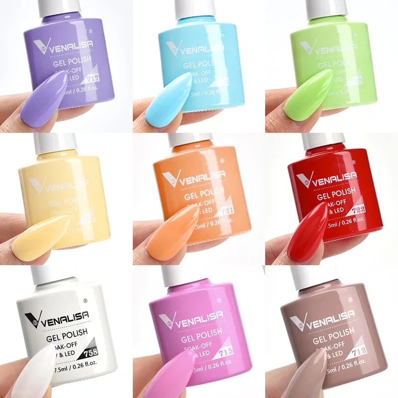 Venalisa VIP4 Nail Gel Polish HEMA/TPO FREE Full Coverage Beautiful Semi Permanent Soak Off UV LED Gel Nail Polish Gel Lacquer - Image 5