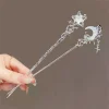 Vintage Star Moon Hair Sticks For Women Girls Chinese Style Tassel Hair Chopsticks Exquisite Hair Accessories Gifts