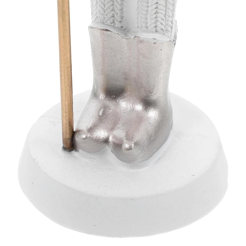 WISH Easter Nutcracker Resin Sculpture Holiday Doll Home Desktop Decoration Cute Ornaments - Image 5