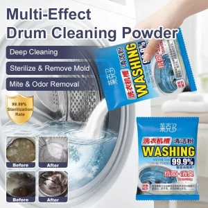 Washing Machine Drum Cleaner Powder For Deodorizing Deep And Efficient Cleaning