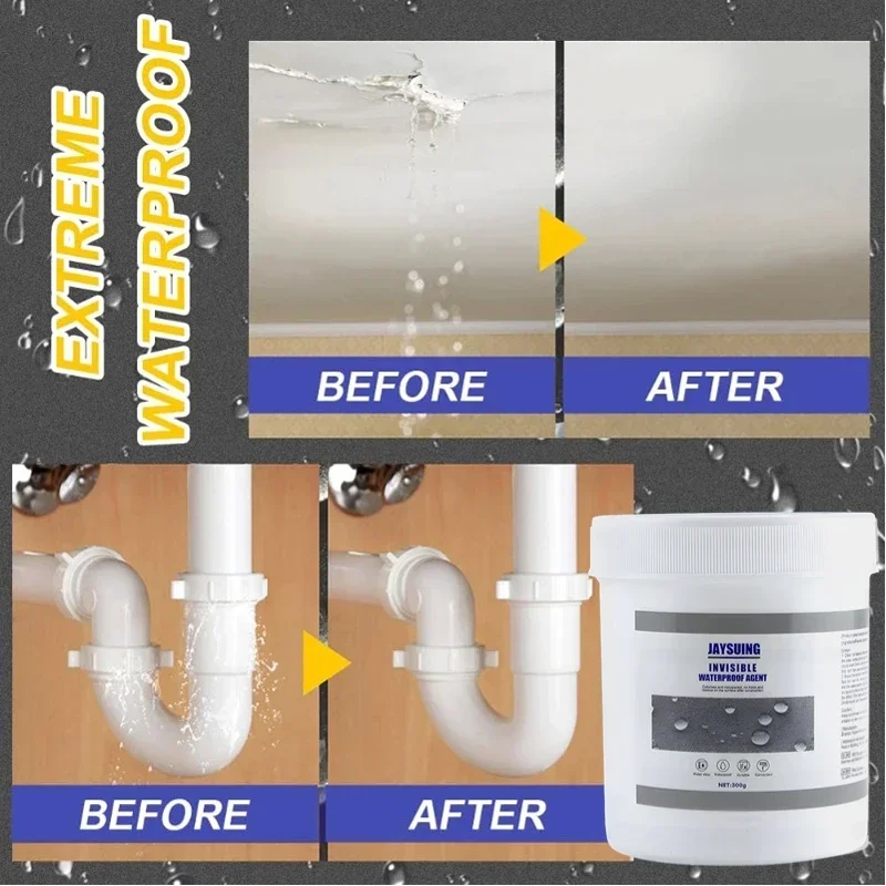 Waterproof Coating Sealant Strong Bonding Agent Transparent Invisible Paste Glue Adhesive Repair Glue for Home Roof Bathroom - Image 2