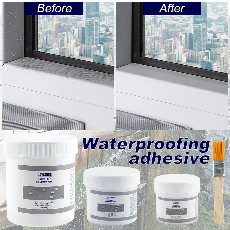 Waterproof Coating Sealant Strong Bonding Agent Transparent Invisible Paste Glue Adhesive Repair Glue for Home Roof Bathroom - Image 4