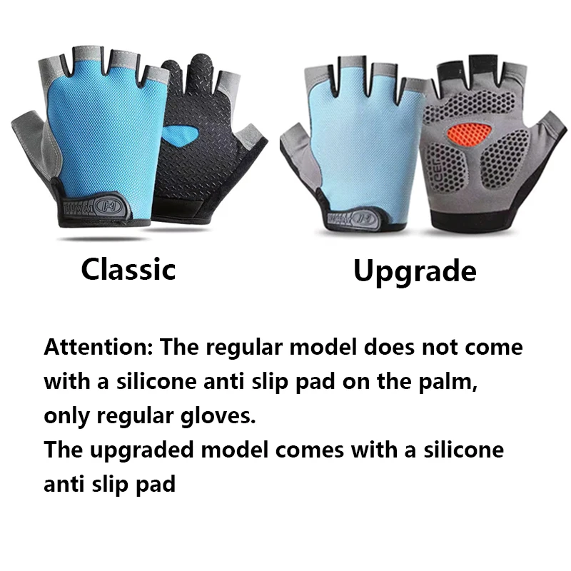 Weightlifti Gym Gloves Fitness Training Fingerless Women Men Bodybuilding Exercise Sports Gloves Cycling Anti Slip Breathable - Image 2