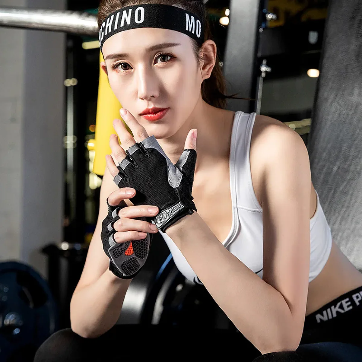 Weightlifti Gym Gloves Fitness Training Fingerless Women Men Bodybuilding Exercise Sports Gloves Cycling Anti Slip Breathable - Image 5
