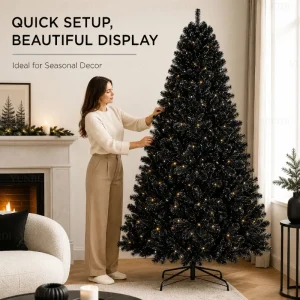 White Artificial Christmas Tree PVC Encrypted LED Lights, Family Christmas Party Decoration, Large Christmas Tree 120 To 210 Cm