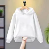 White Black Children's Hoodie Sweatshirt Boys Clothing Girls Red Pink Coat Casual Kids Toddler 3-12 Year Tops Clothes New