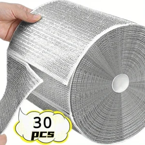 Wholesale Metal Steel Wire Rags Cloth Home Kitchen Pot Pan Dishwashing Double-sided Dishcloth Cleaning Cloths Towel Scrubber Rag