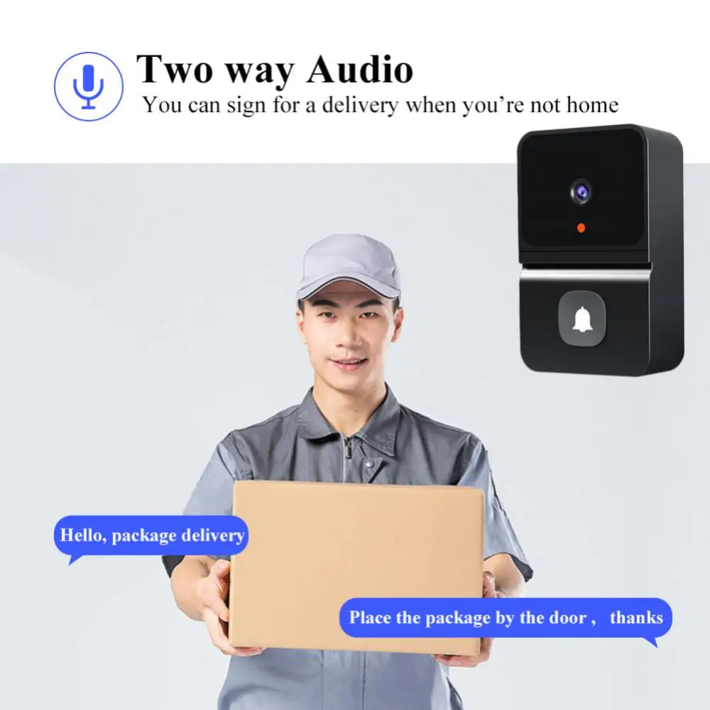 Wireless Doorbell WiFi Outdoor HD Camera Security Door Bell Night Vision Video Intercom Voice Change For Home Monitor Door Phone - Image 2