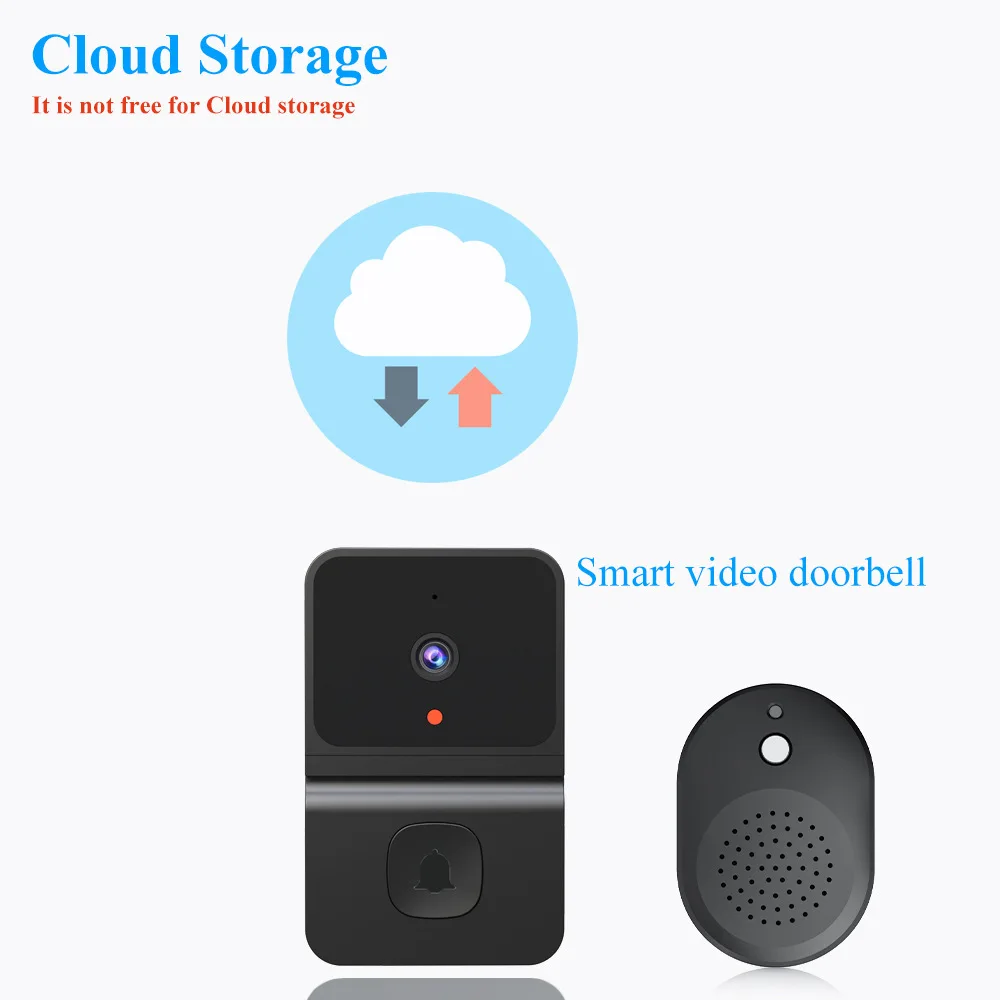 Wireless Doorbell WiFi Outdoor HD Camera Security Door Bell Night Vision Video Intercom Voice Change For Home Monitor Door Phone - Image 4