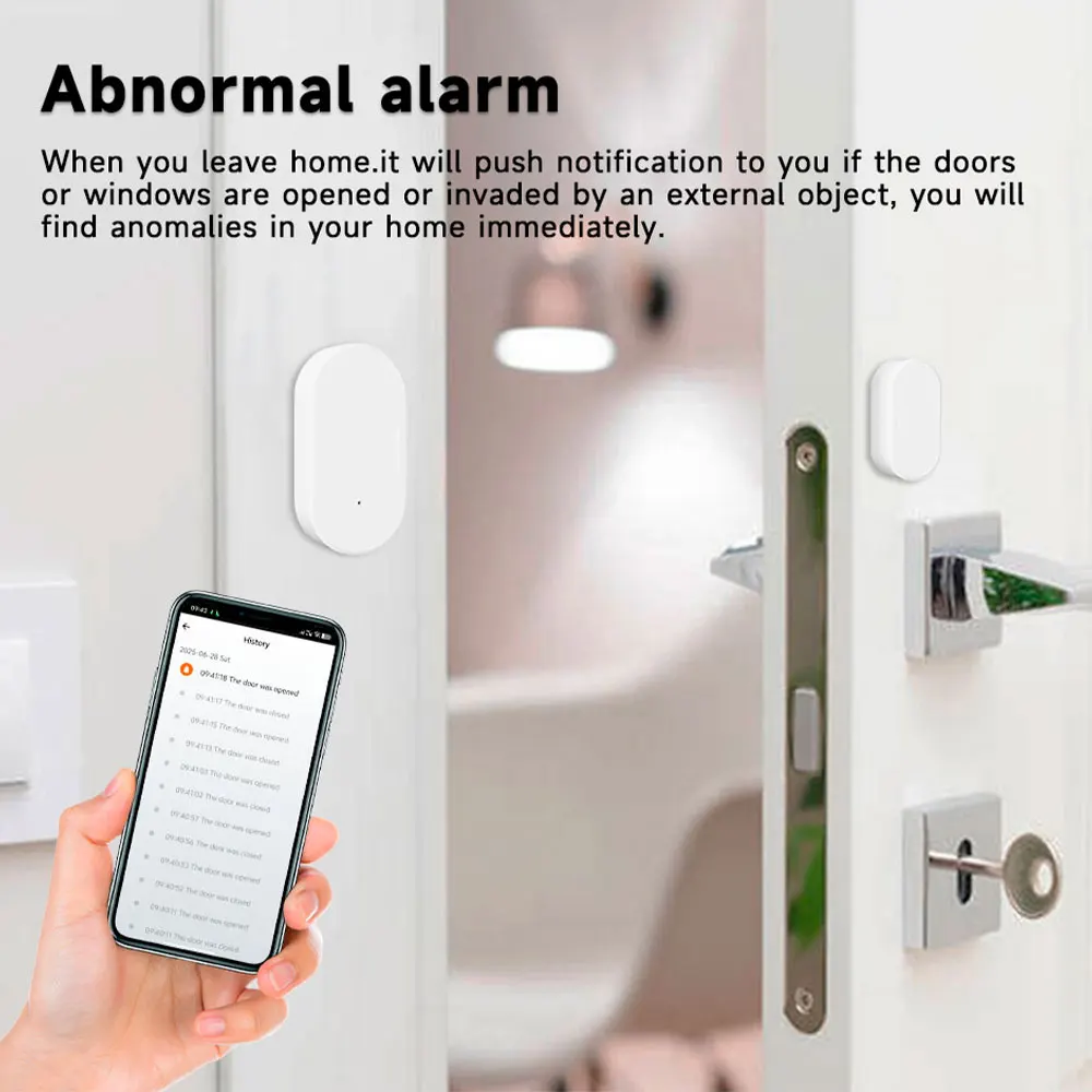 Wireless Zigbee2MQTT 3.0 Door Window Sensor Smart Home Alarm Contact Sensor for Home Security - Image 3