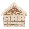 Wooden LED Light Up Advent Calendar 24 Drawer Refillable Christmas 2026 Countdown Rustic Mantel Decor Christmas Advent Calendar