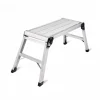 Work Platform Step Ladder Heavy Duty Foldable Aluminum Platform 330 LBS Capacity Horse Stool Household Folding Car Wash Table