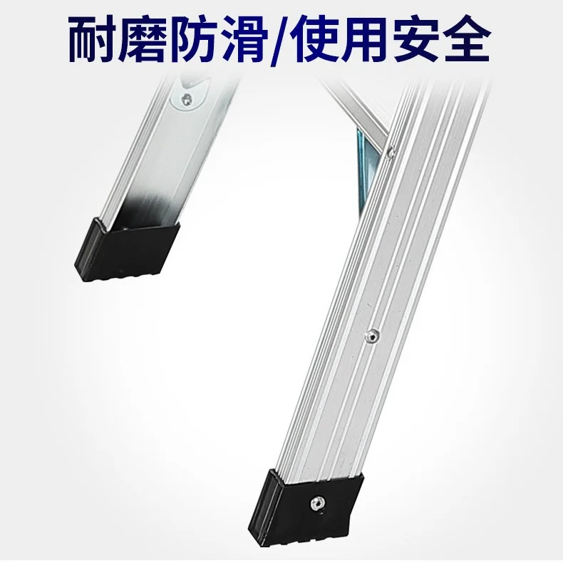 Work Platform Step Ladder Heavy Duty Foldable Aluminum Platform 330 LBS Capacity Horse Stool Household Folding Car Wash Table - Image 5