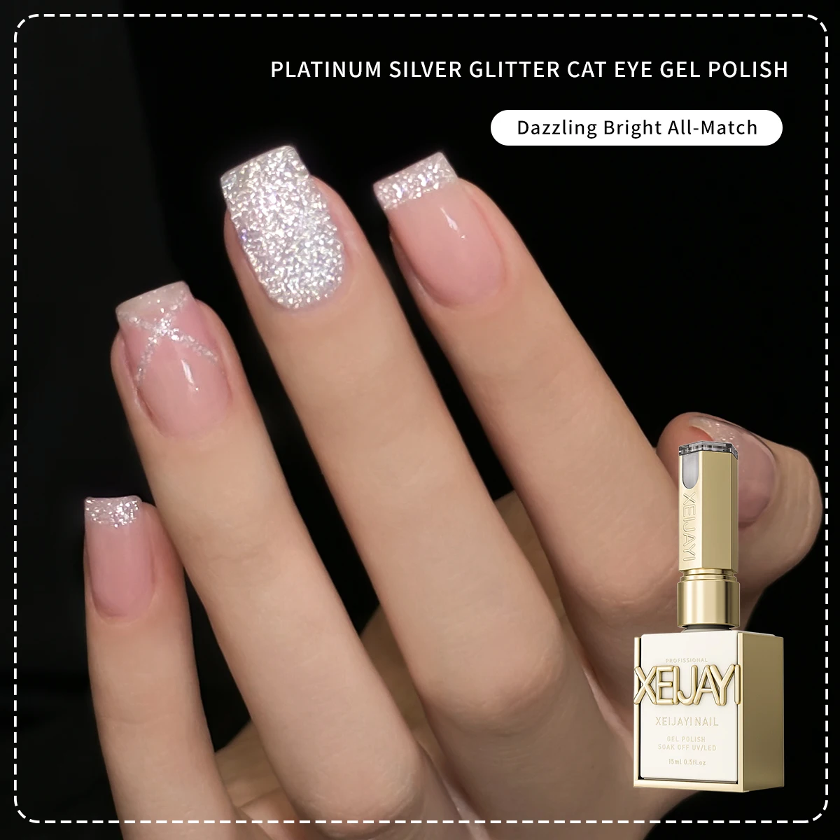 XEIJAYI 15ML Cat Eye Nail Polish Gel Phototherapeutic Gel Soak Off Nail Magnetic Gel Polish Nail Art DlY For Salon At Home - Image 4