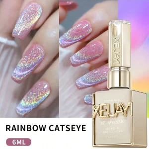 XEIJAYI 15ML Cat Eye Nail Polish Gel Phototherapeutic Gel Soak Off Nail Magnetic Gel Polish Nail Art DlY For Salon At Home