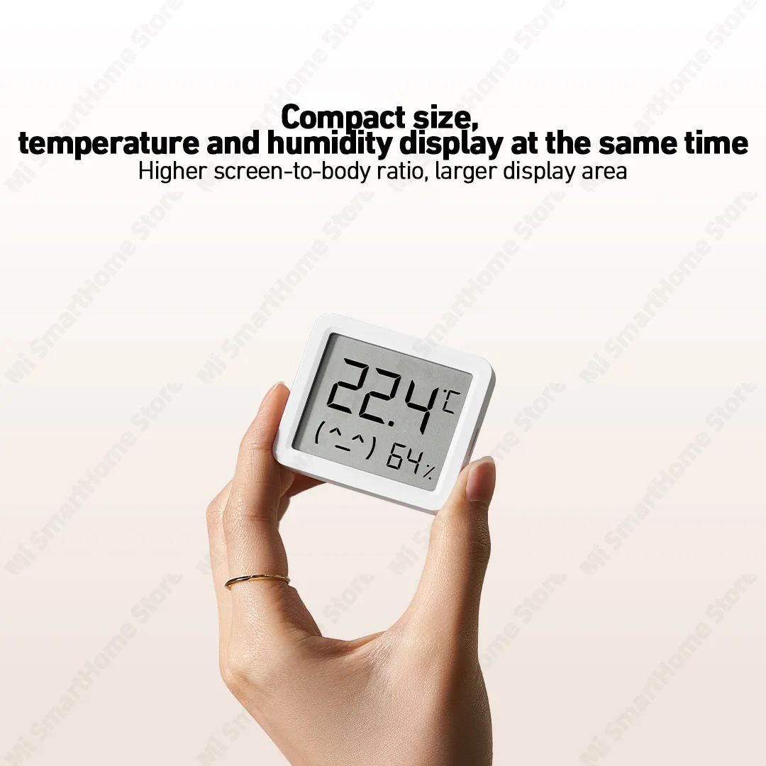 Xiaomi Mi Smart Temperature and Humidity Monitor 3 Mini Bluetooth Electric Digital Hygrometer Humidity Meter For Mi Home APP - Image 6