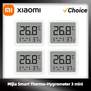 Xiaomi Mi Smart Temperature and Humidity Monitor 3 Mini Bluetooth Electric Digital Hygrometer Humidity Meter For Mi Home APP