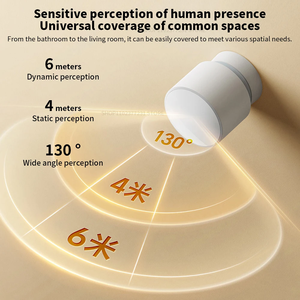 Xiaomi Mijia Human Presence Sensor Smart Wireless Home Connection Bluetooth 5.0 Body Motion Sensors For Mi Home App XMOSB01XS - Image 4