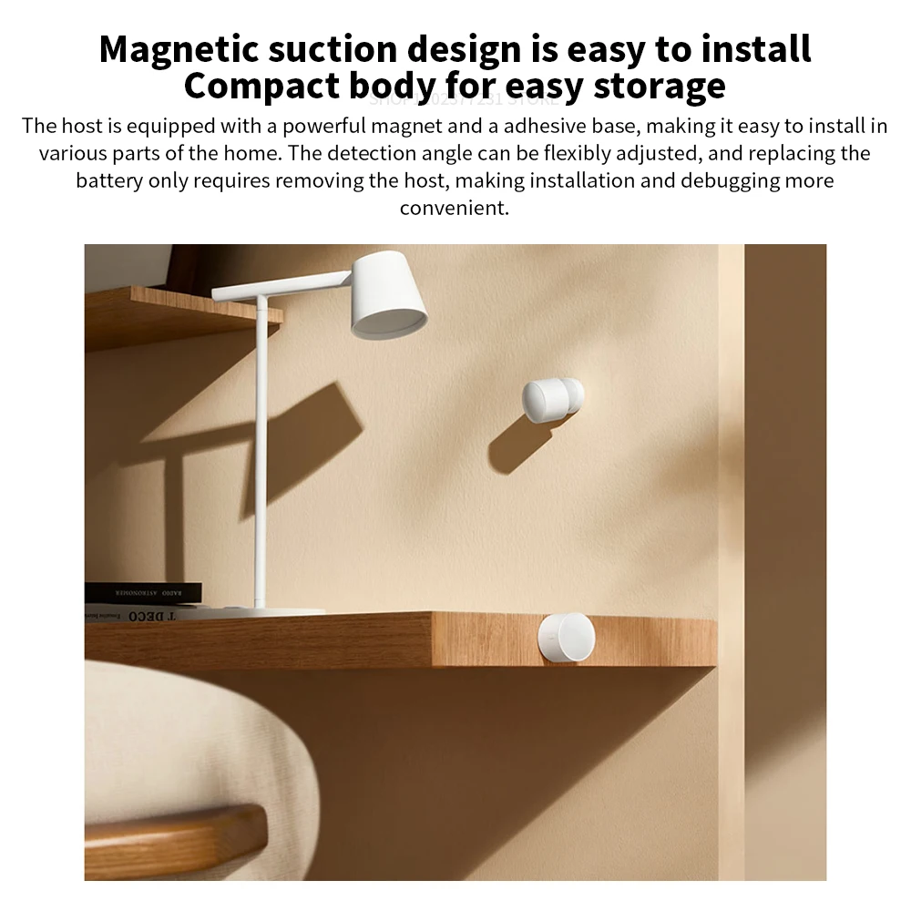 Xiaomi Mijia Human Presence Sensor Smart Wireless Home Connection Bluetooth 5.0 Body Motion Sensors For Mi Home App XMOSB01XS - Image 5