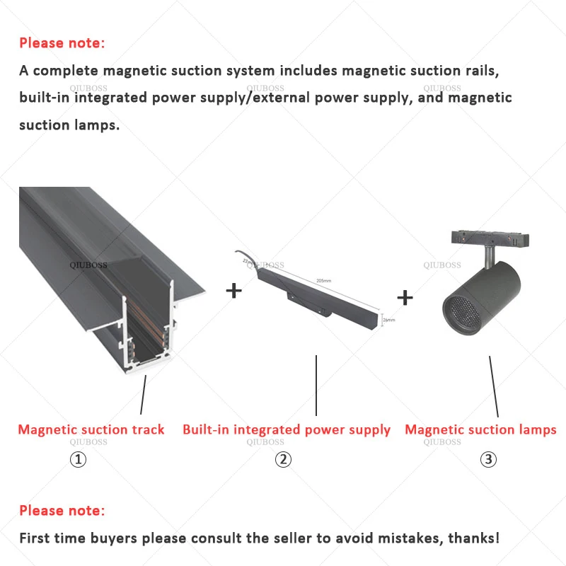 Zigbee Smart LED Magnetic Track Light Dimmable 48V Pendant Spot Lamp Magnet Flexible Fixture Rail Modern Changeable Design Syste - Image 4
