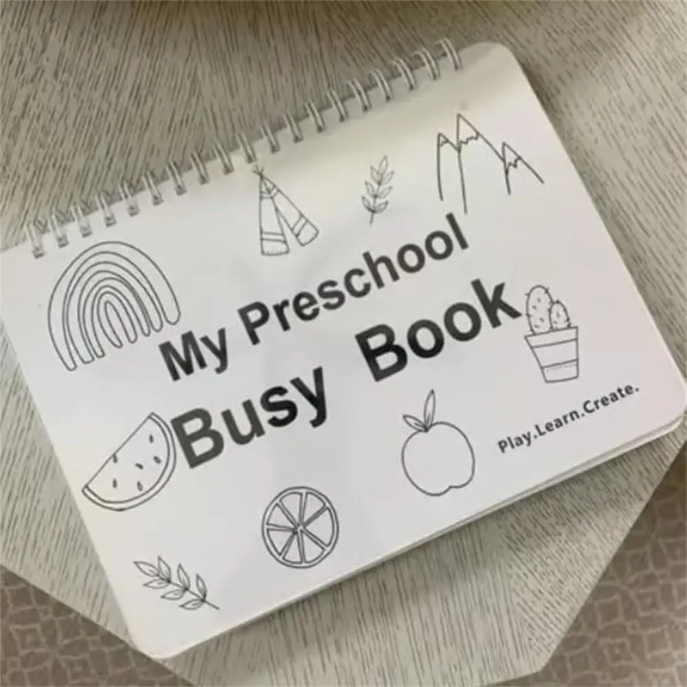for Toddlers My Preschool Busy Book Learning Activities Education Workbook Preschool Busy Book Creative Gift - Image 5
