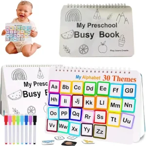 for Toddlers My Preschool Busy Book Learning Activities Education Workbook Preschool Busy Book Creative Gift