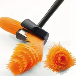 ​​1PC 304 Stainless Steel Salad Roller, Spiral Slicer Shredder for Carrot Potato - Multi-Function Vegetable Cutter Decor Tool​​