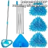 ⚑Ceiling Mop Long Handle Mop Floor Cleaning Original Wall Mop Cleaner Rotating Triangle Mop Window Wet And Dry Mop