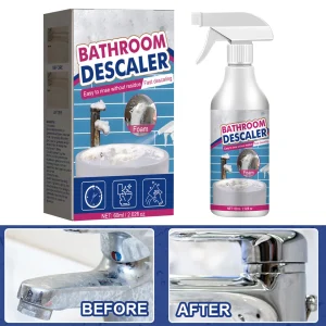 Stubborn Stains Cleaner Reusable Versatile Rinse Cleaning Descaler Foam Spray Descaling Cleaning Agent for Home Kitchen Bathroo