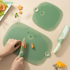 🍄Baby Food Cutting Board – Non-Slip Small Chopping Board For Infant Meals,Fruit & Veggie Prep