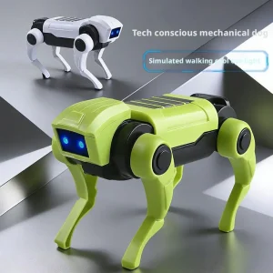 1-10PCS DIY Assembly RC Robot Dog Toy Remote Control Mechanical Robot Kit Science Teaching Model Electric Set Gift For Boys Kids