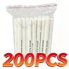 1-200Pcs White Acrylic Marker Permanent Pen Paint Pen Art Supply for Black Paper Stone Plastic Metal Painting Artists Beginners