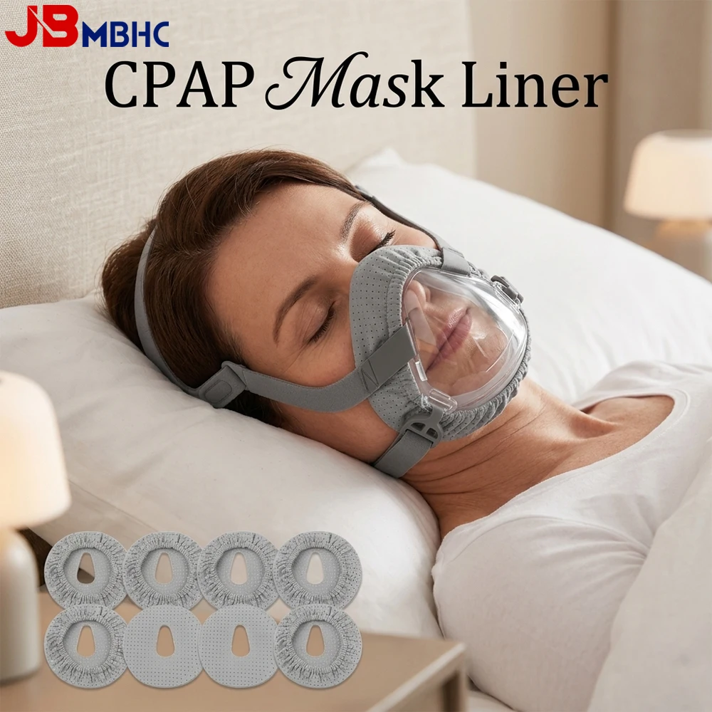 1-20PCS Soft Mask Liners for F20 Cushion CPAP Mask Pads Reusable Full Face Mask Covers Reduce Air Leaks, Red Marks and Blisters