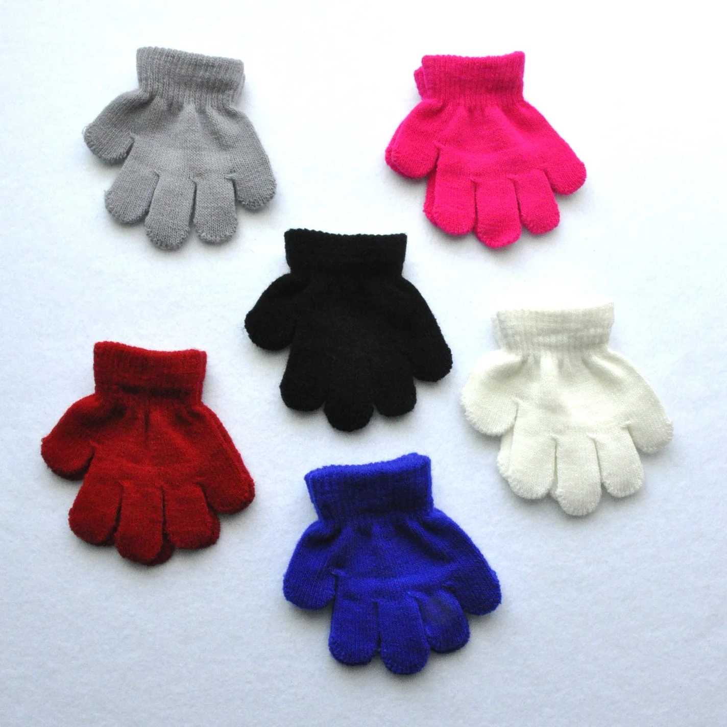 1-3 Year Old Baby Winter Warm Gloves for Toddlers Soft and Comfortable Knitted Mittens for Kids - Image 2