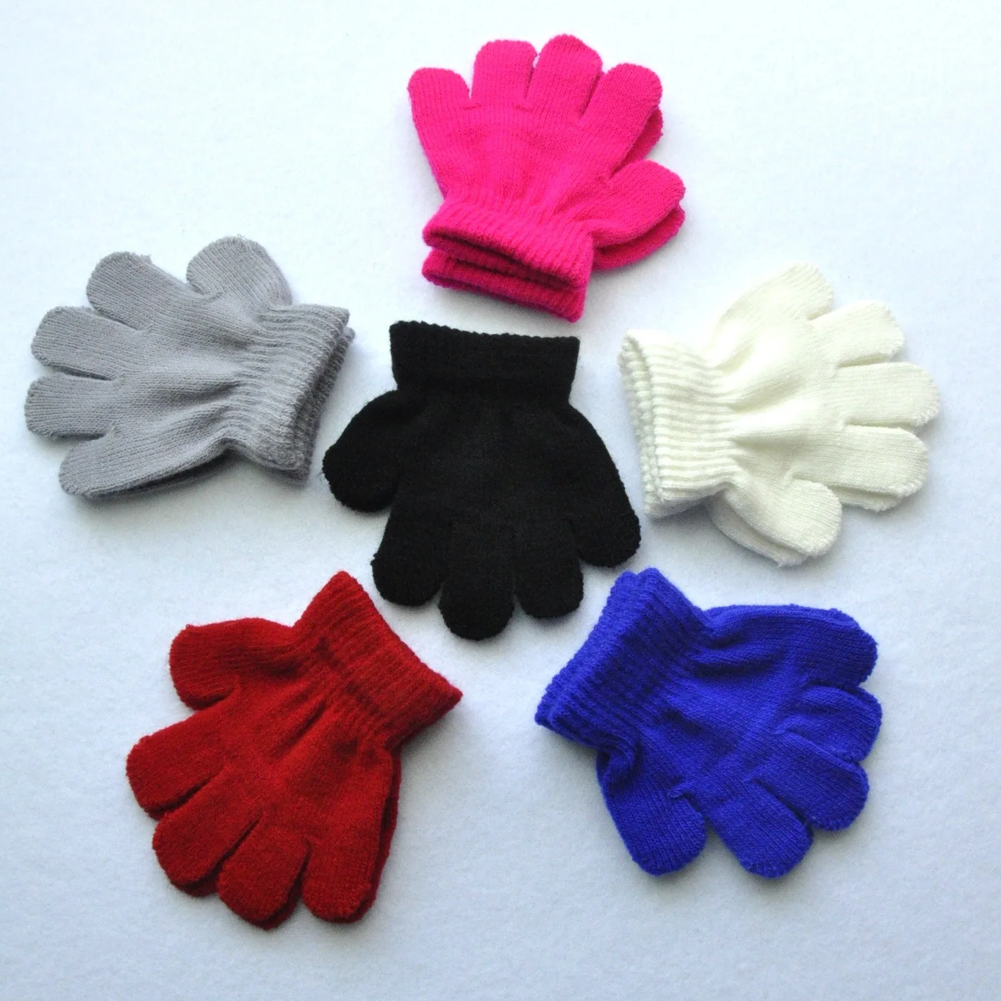 1-3 Year Old Baby Winter Warm Gloves for Toddlers Soft and Comfortable Knitted Mittens for Kids - Image 3