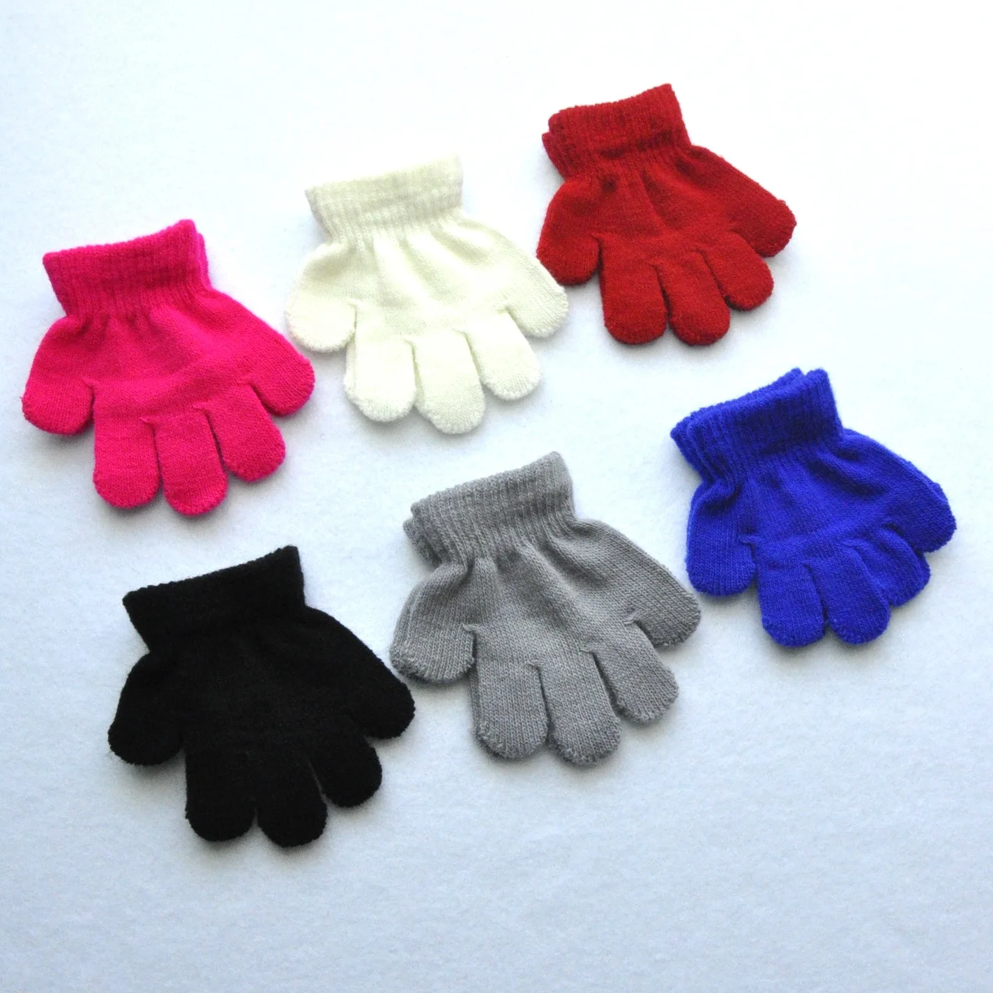1-3 Year Old Baby Winter Warm Gloves for Toddlers Soft and Comfortable Knitted Mittens for Kids - Image 5
