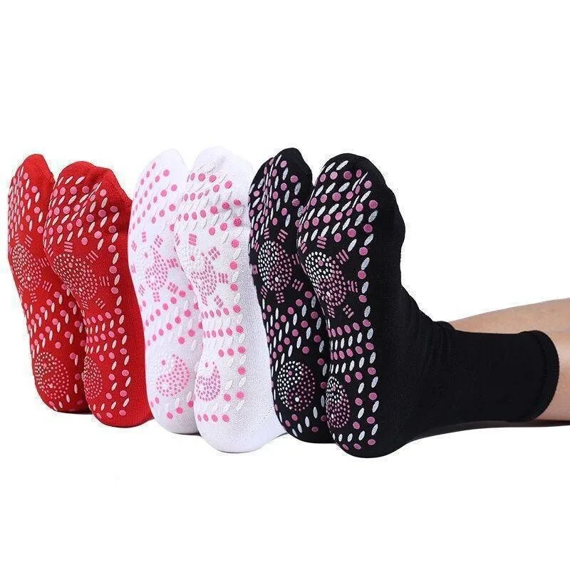 1-5Pairs Instant Warmth Self Heating Socks Unisex Foot Warmers Machine Washable for Cold Weather Office Skiing Portable Heater - Image 2
