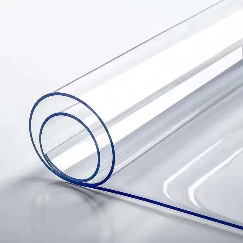 1.0mm Soft Glass Tablecloth Transparency PVC Table Cloth Waterproof Oilproof Kitchen Dining Table Cover for Rectangular Table - Image 2