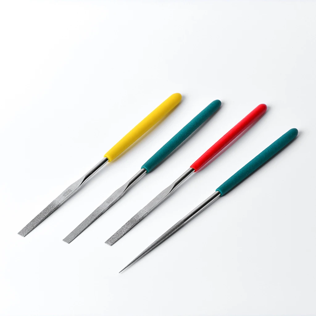 10 Pcs 150# 200# 400# Diamond Hand Assorted Files Set For Rough Grinding And Fine Finishing Mold PTF-10 DIY Trimming Tools - Image 2