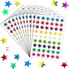 10 Sheets Star Stickers 9 Colours Reward Stickers 540 Pcs Scrapbook Sticker Set 1.3 cm Star Stickers for Book Cup Gift Box DIY
