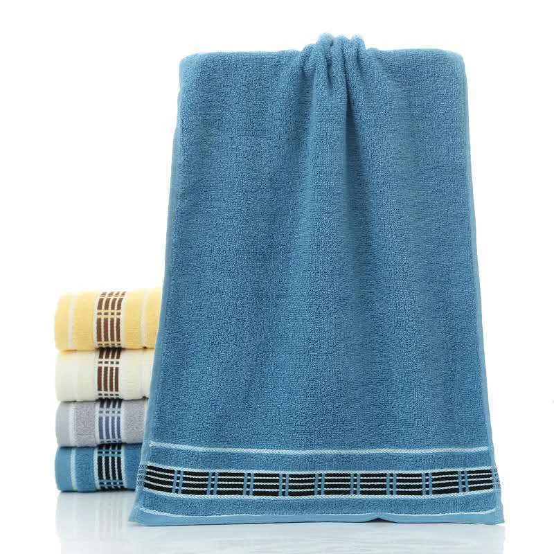 100% Cotton Face Towels, Striped Soft Absorbent Hand Towels, Reusable Household Bath Towels for Bathroom - Image 5