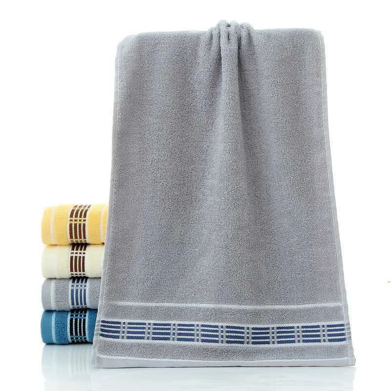 100% Cotton Face Towels, Striped Soft Absorbent Hand Towels, Reusable Household Bath Towels for Bathroom - Image 4