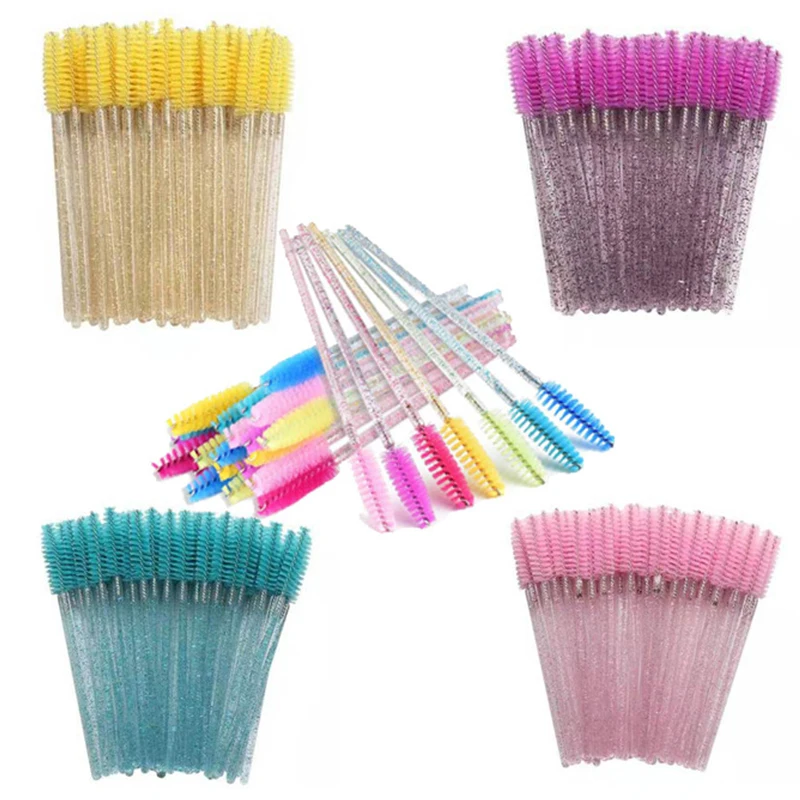 100Pcs Eyelash Extension Brushes Eyebrow Mascara Wands Applicator Spoolers Brush Lashes Extension Cosmetic Set Makeup Tools - Image 6