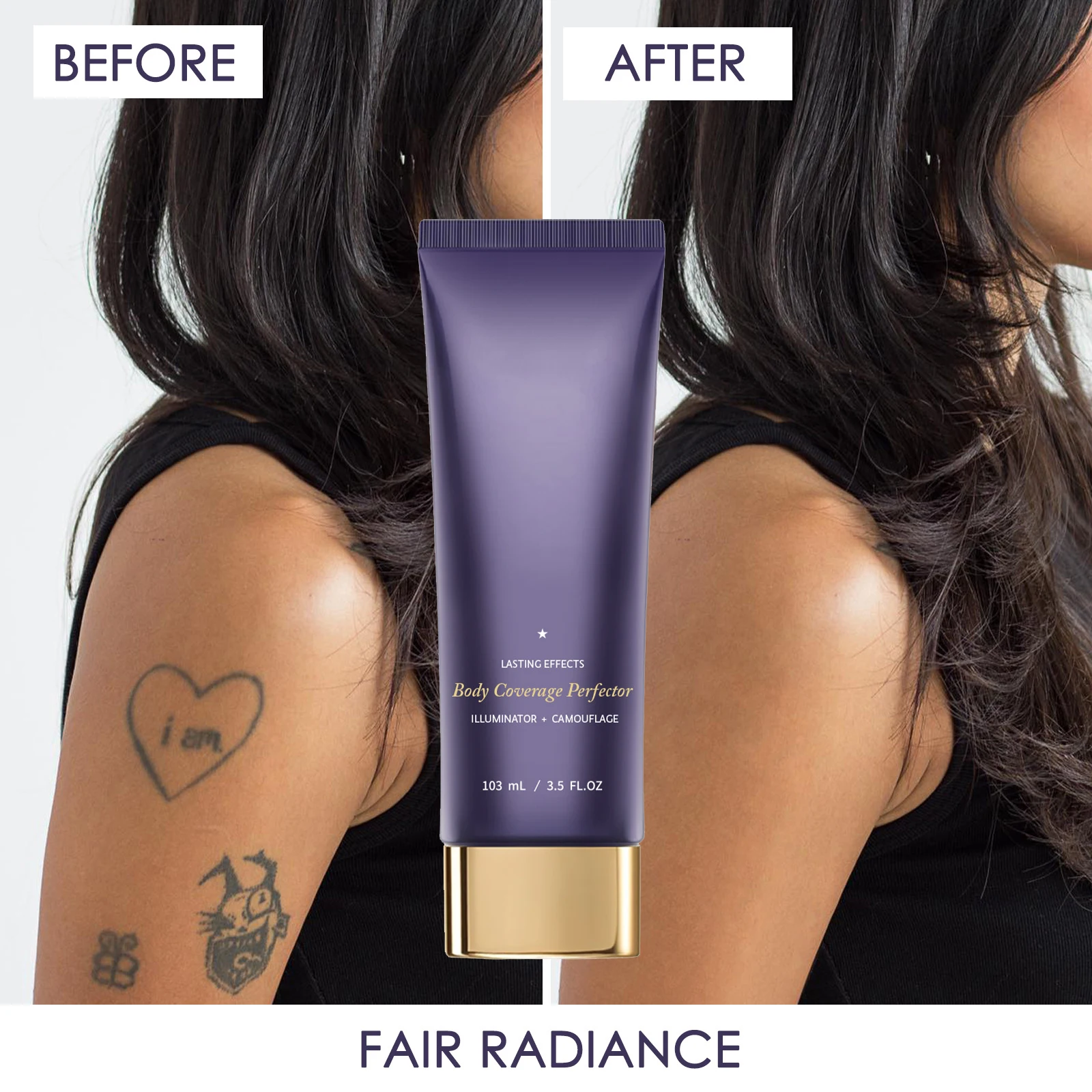 103ML Tattoo Body Concealer Makeup Long Lasting Waterproof Tattoo/Scars/Spots High Cover Cream Body Coverage Foundation Cream