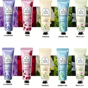 10PCS Fruit Floral Hand Cream, 10 Different Flavor Options, Moisturizing Anti-Crack Hand Cream, Deeply Moisturize Hands